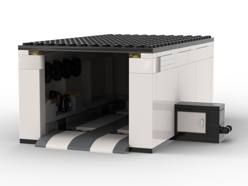 How to build store a lego garage