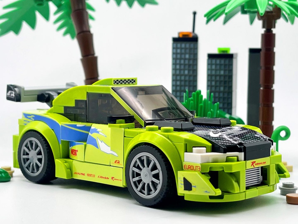 LEGO MOC Han's Mazda RX-7 from The Fast and The Furious by IBrickedItUp