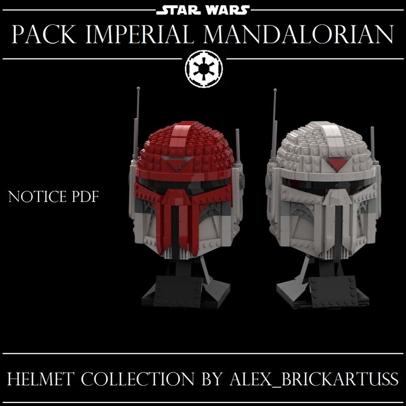 LEGO MOC Imperial Gar Saxon et Imperial Mandalorian by