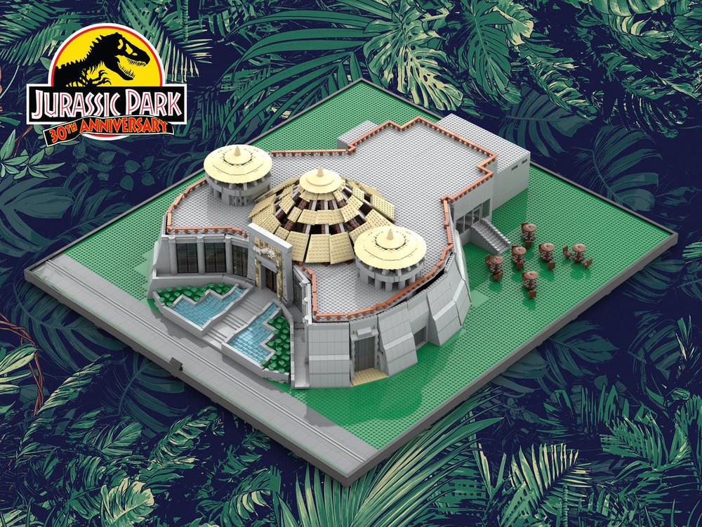 LEGO MOC Jurassic Park Visitor Center by ConsFavorites | Rebrickable ...