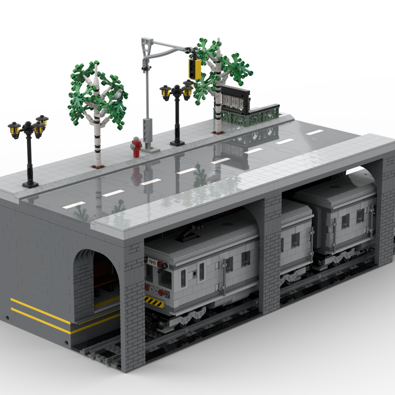 padle død for eksempel LEGO MOC underground metro station by LEGO-NEW-YORK | Rebrickable - Build  with LEGO