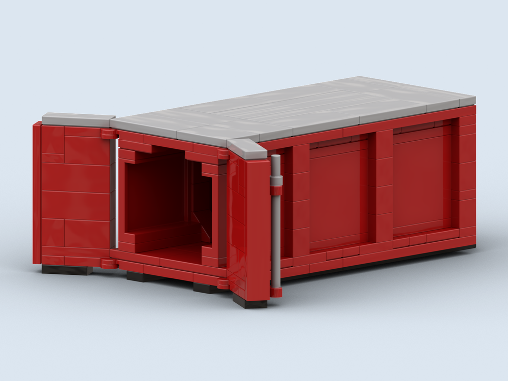 LEGO MOC-146917 Hooklift Container closed by mausbricks | Rebrickable ...