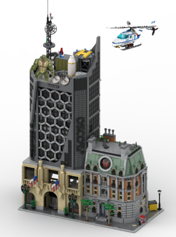 メガブロック 　スパイダーマン Oscorp Tower