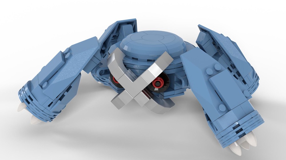 LEGO MOC Pokemon Metagross by darrenshen Rebrickable Build