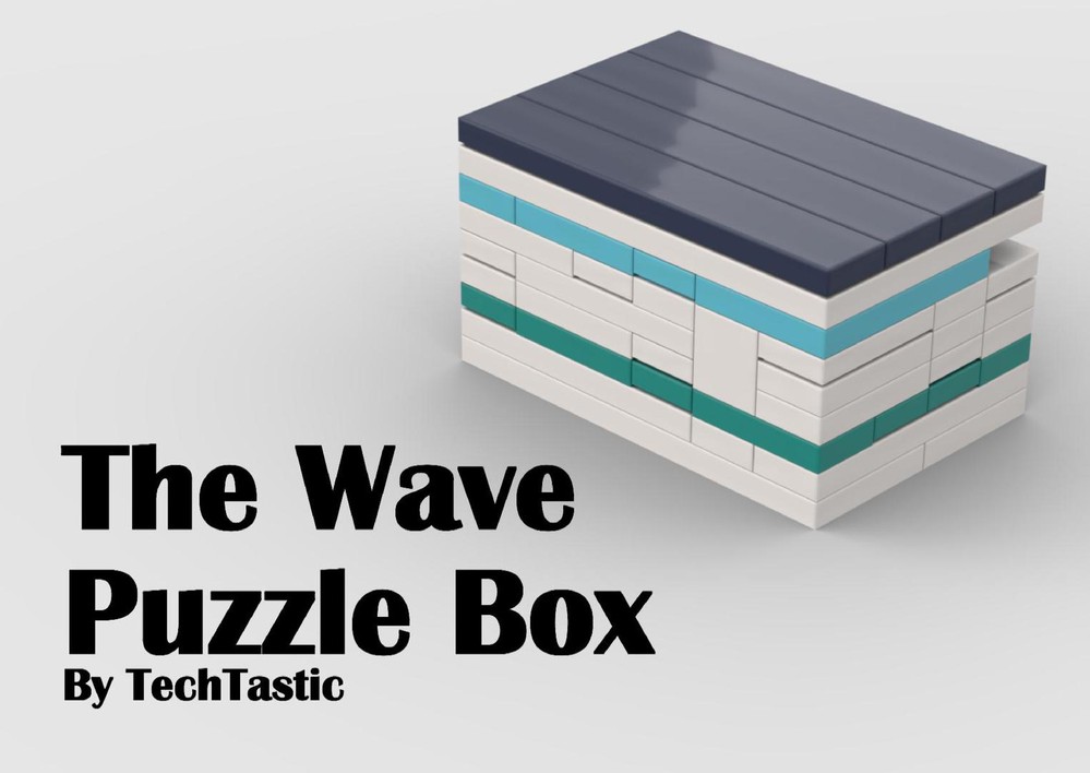 LEGO MOC The Wave Puzzle Box (UPDATED) by TechTastic | Rebrickable ...