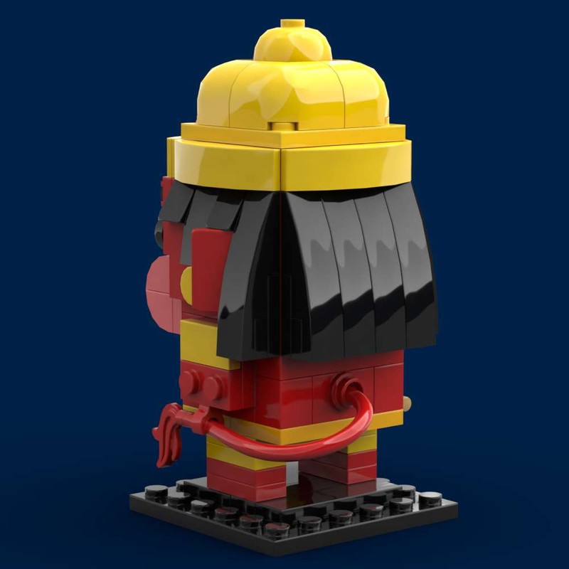 LEGO MOC-147254 Hanuman Brickheadz by Desibricks | Rebrickable - Build ...