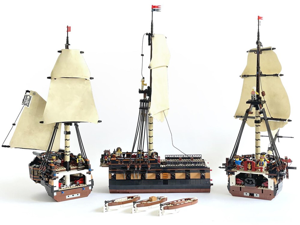 LEGO MOC Supernaut Heavy Frigate by supersick Rebrickable Build with LEGO