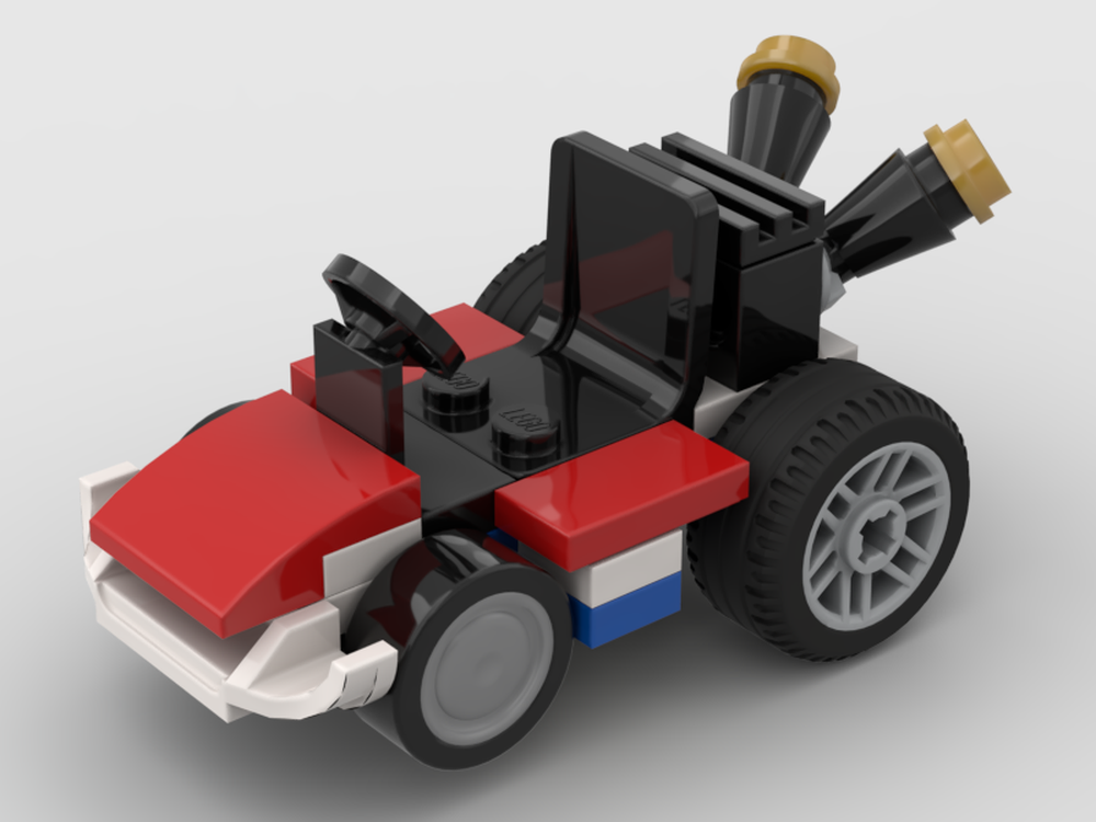 I made a minifig scale Mario Kart set! : r/just2good