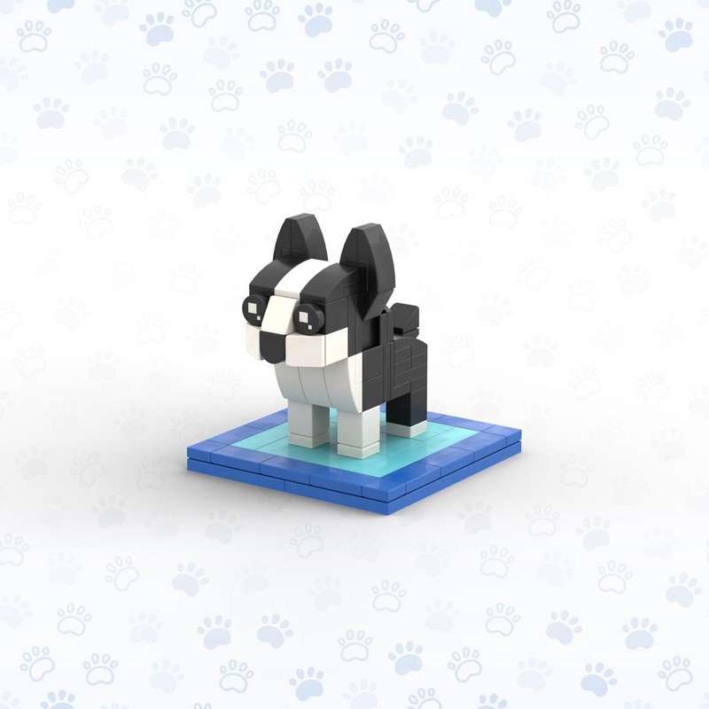 Boston shop terrier lego