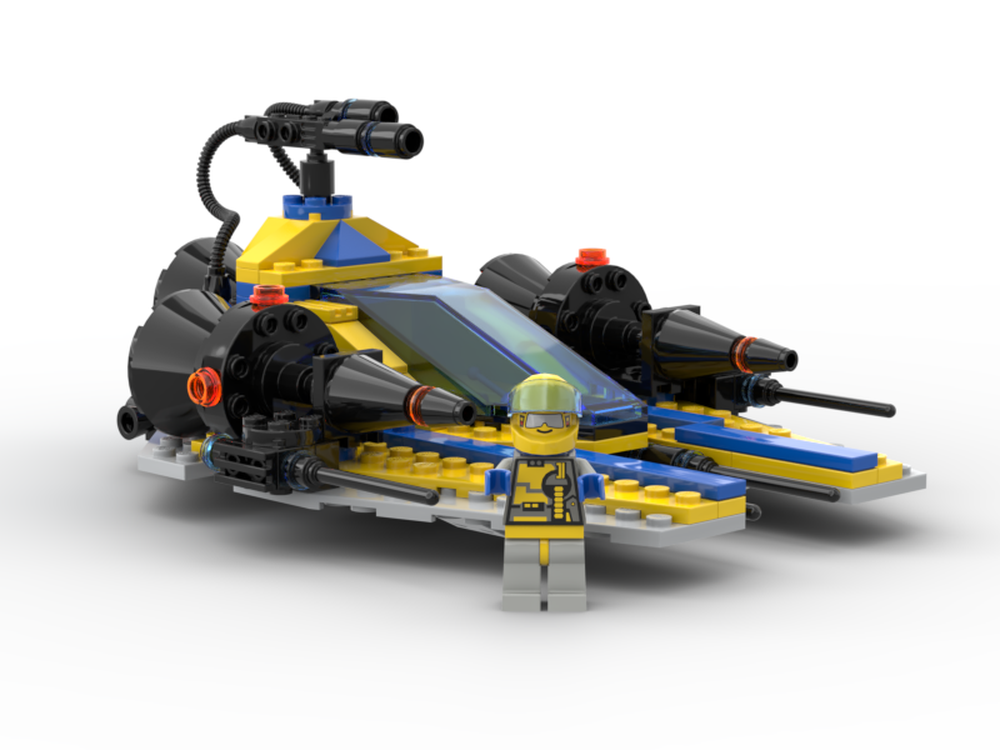 Indflydelsesrig anden melodisk LEGO MOC Mike's Classic Space - Unitron Uniceptor by Mikey_Brickaloti |  Rebrickable - Build with LEGO