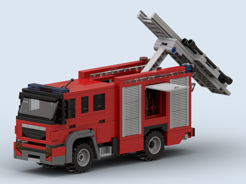LEGO MOC-147519 Hoogerheide Fire Engine 4x4 by mausbricks | Rebrickable ...