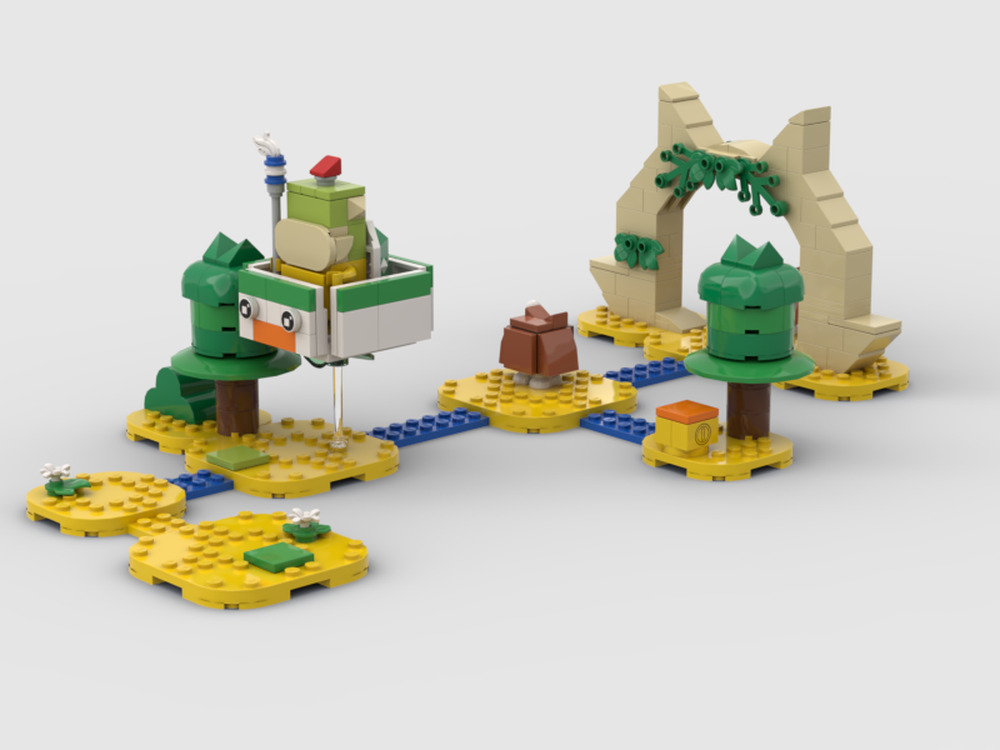 Check out a custom LEGO Super Mario Bowser's Fury model