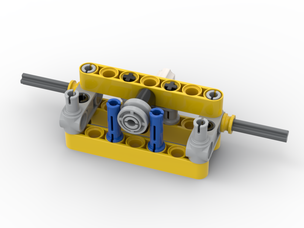 LEGO MOC Scotch Yoke Steering System by BD Technic Rebrickable