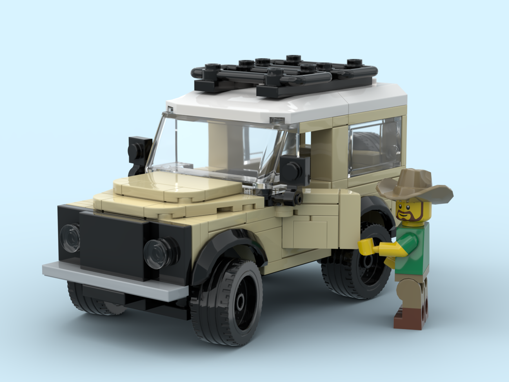 LEGO MOC Land Rover Classic Defender 110 by DaapMechEng