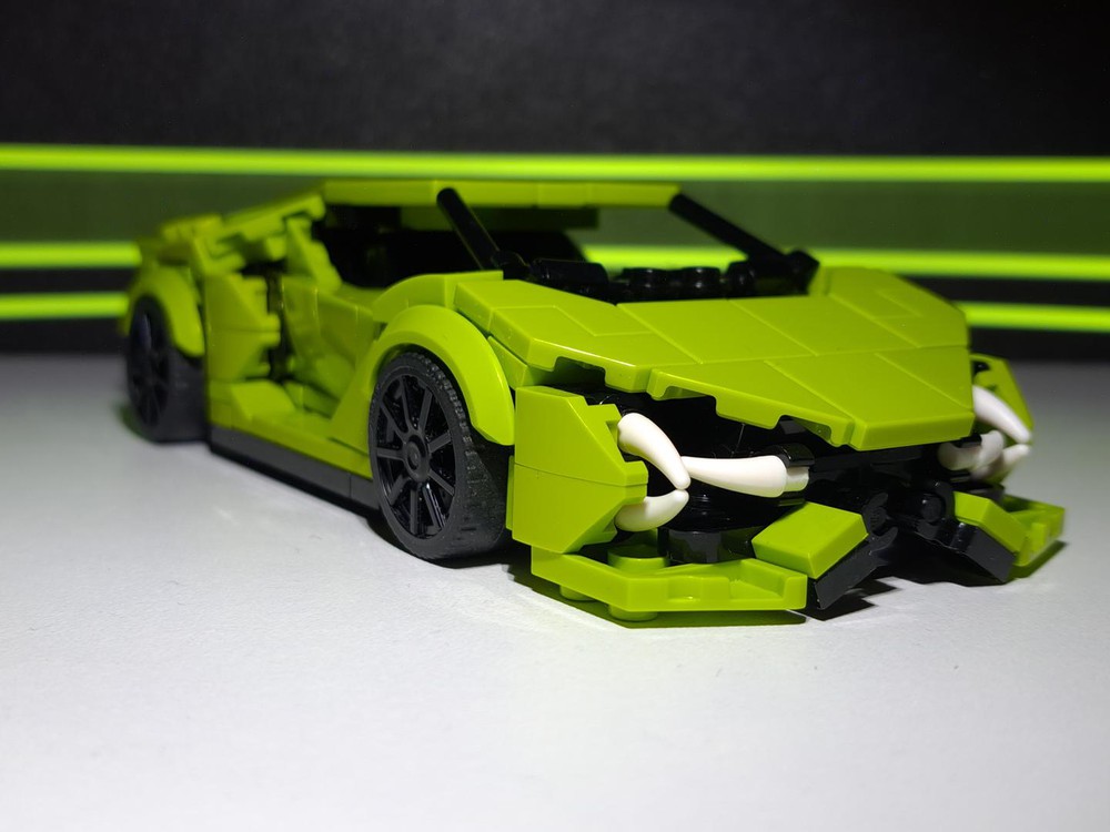 LEGO MOC Lamborghini Revuelto - Lime green by koenkunbricks ...