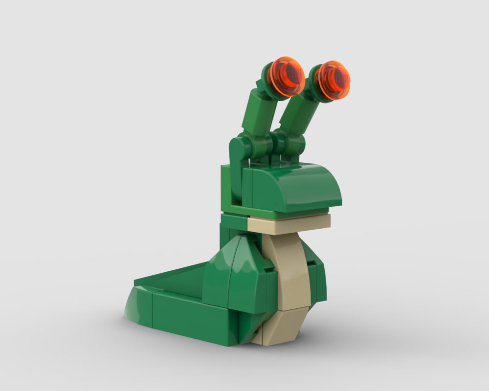 LEGO MOC Rock Raiders Slimy Slug by JaoGosma | Rebrickable - Build with ...