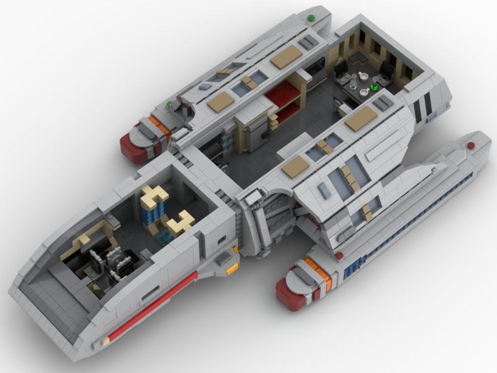 LEGO MOC Star Trek Runabout by Sendek01 | Rebrickable - Build with LEGO