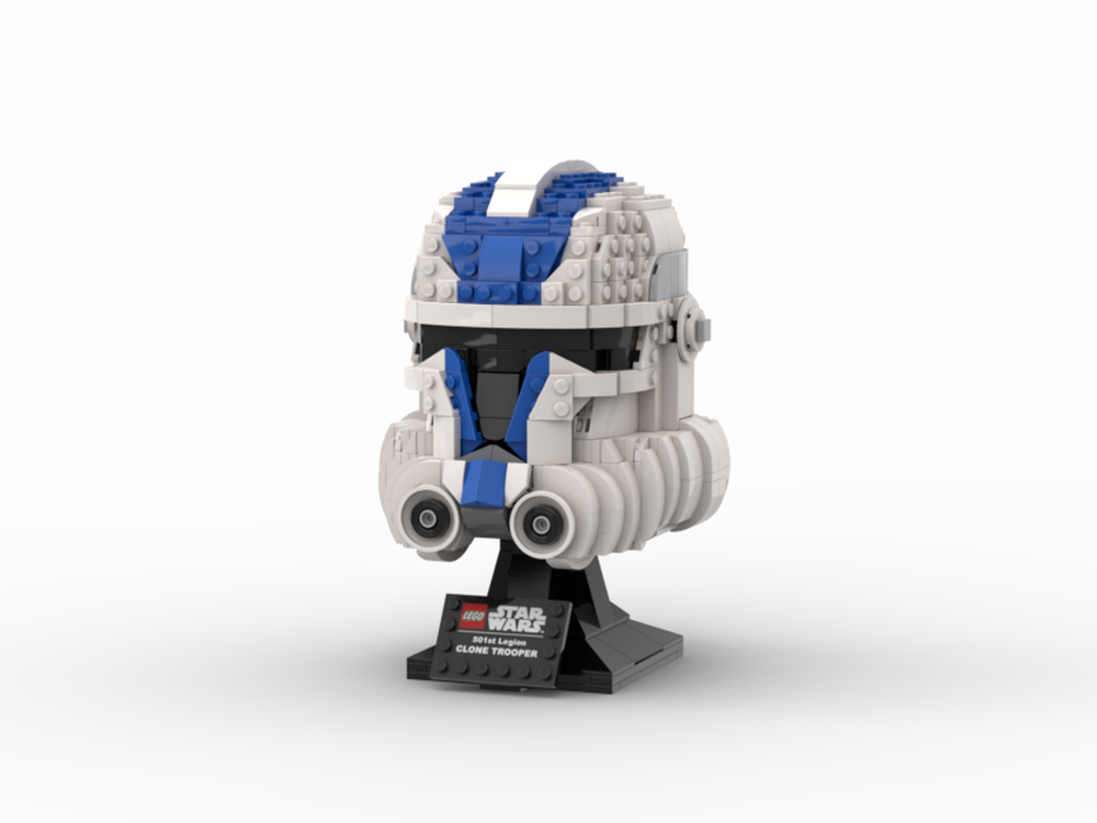 LEGO MOC 501st Phase II Helmet | Rex mod by TheMiRACLE | Rebrickable ...