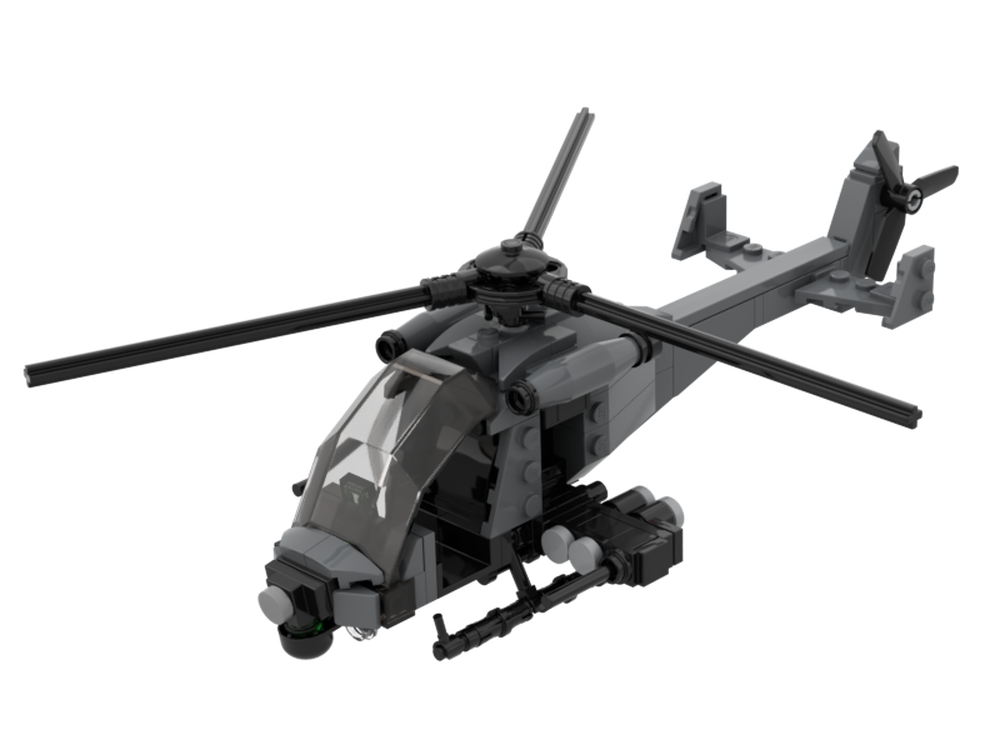 AS 532 European Helicopter Military Set 1051 Parts MOC-167061 Building Blocks