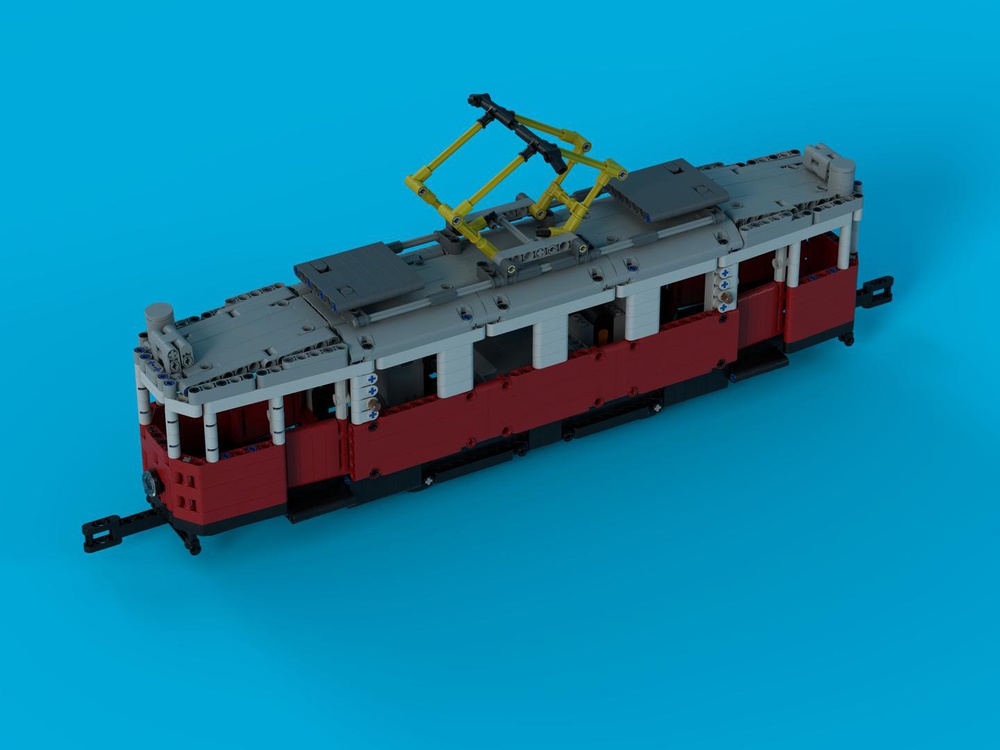LEGO MOC Historic tram for DUPLO train track by tomaslambo