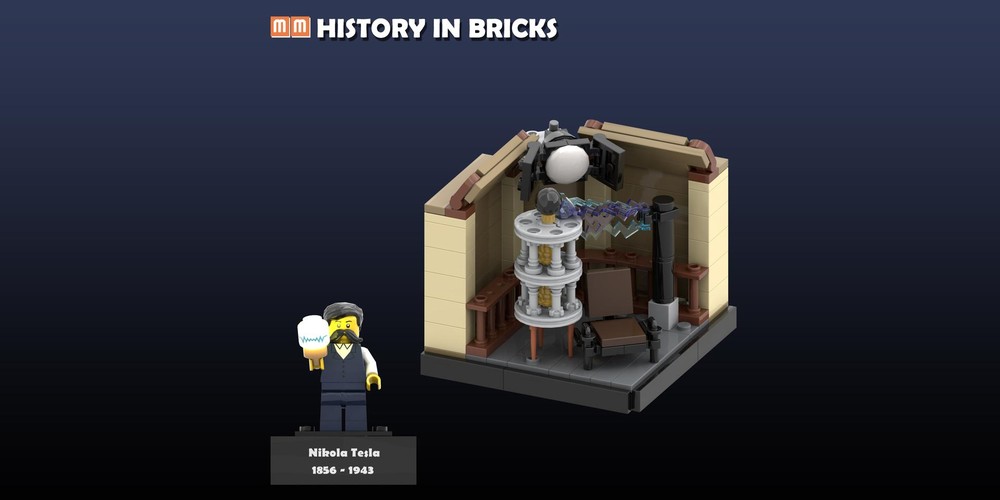 LEGO MOC History in Bricks: #2 Nikola Tesla by montymatte | Rebrickable ...