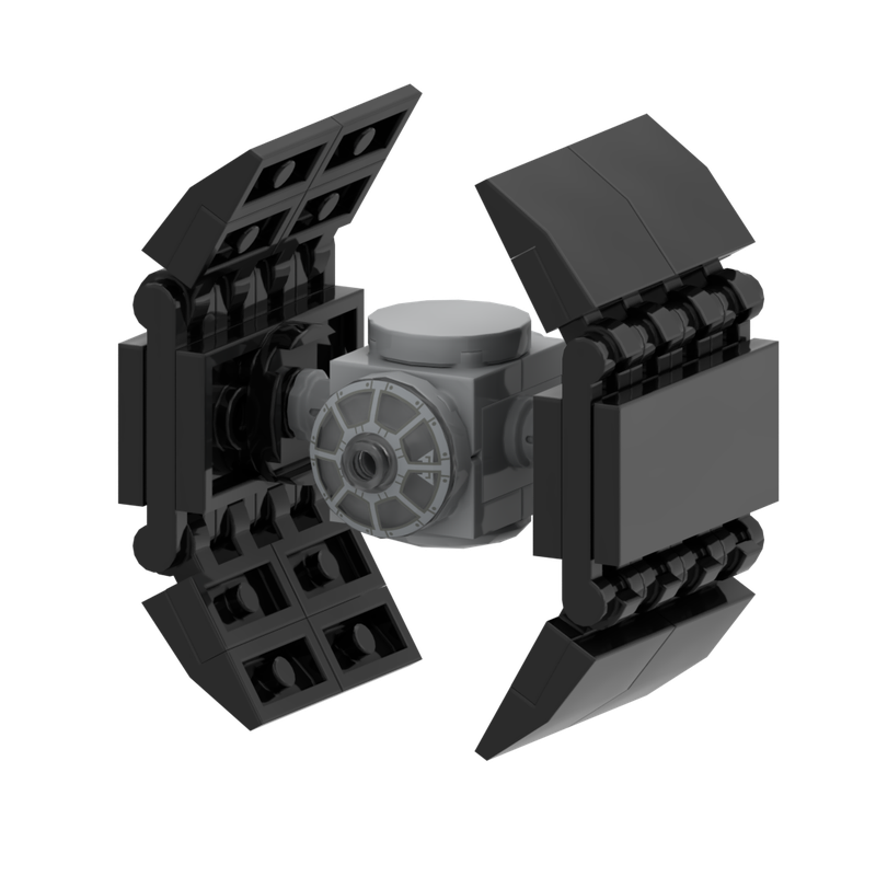 Lego Moc Tie Advanced Micro Scale By Legacylego Rebrickable Build With Lego