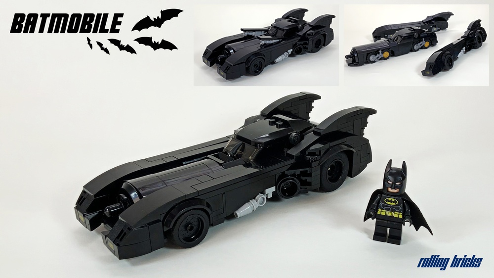 LEGO MOC Burton's Batmobile by RollingBricks | Rebrickable - Build LEGO