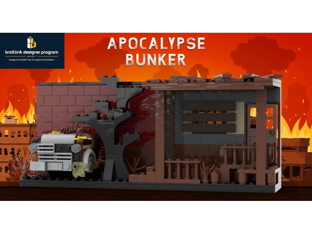 LEGO MOC-148355 Apocalypse Bunker by @LegoRedders | Rebrickable - Build ...