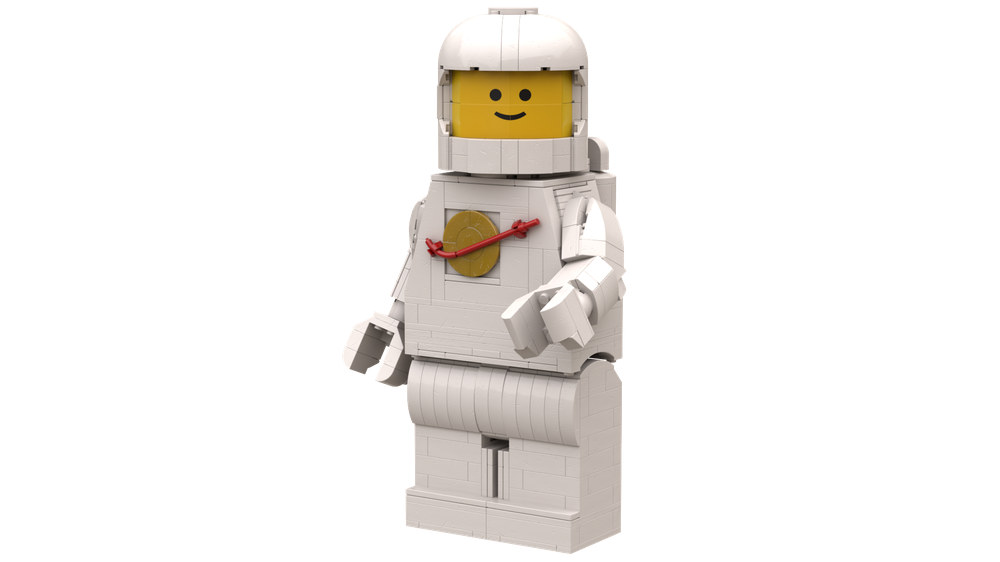 LEGO MOC Up-Scaled Classic Space Minifigure by Brigs | Rebrickable ...