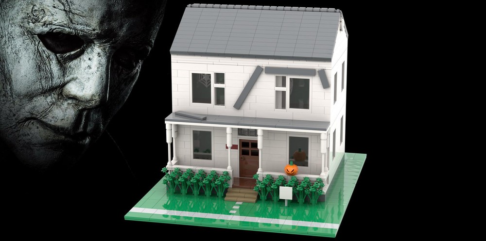 LEGO MOC 45 Lampkin Lane - The House - Halloween by Crowsalina | Rebrickable - Build with LEGO