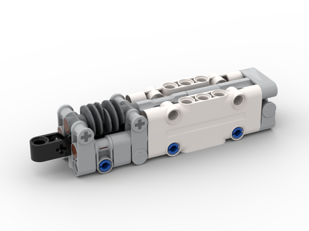 MOC Linear Actuator With Clutch by BD Technic | Rebrickable - Build with LEGO