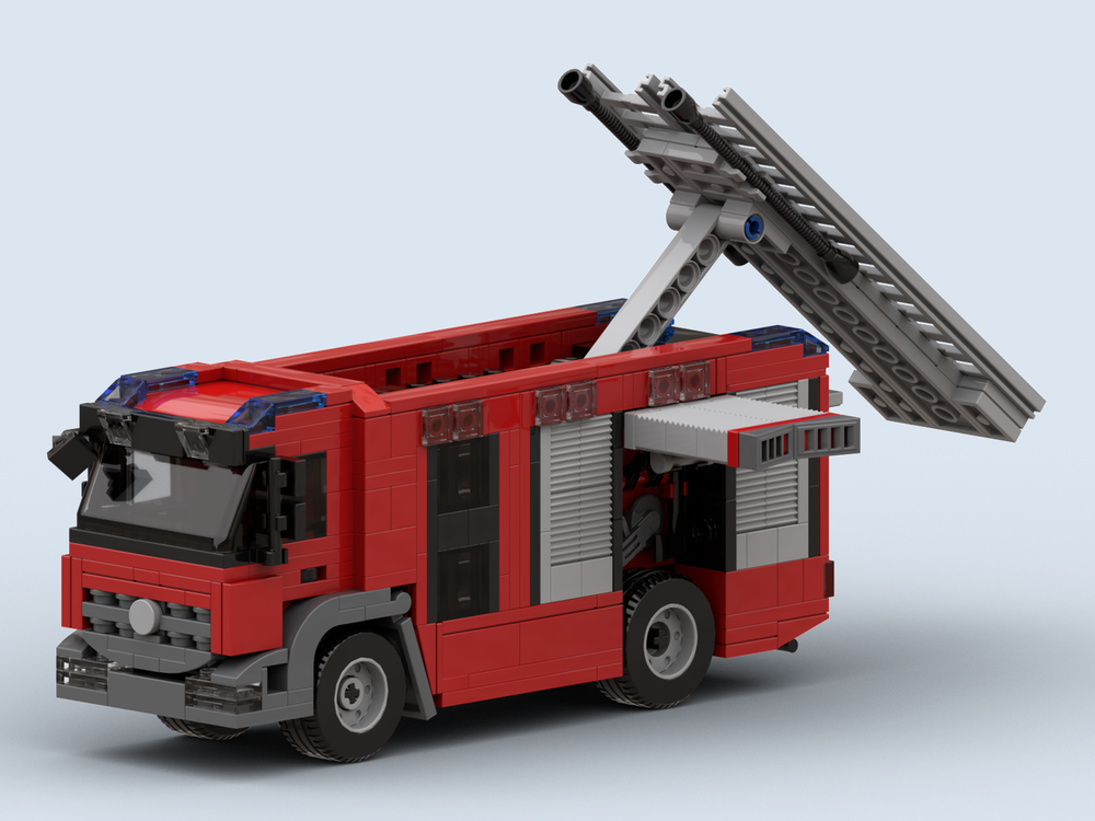 LEGO MOC Ridderkerk Fire Engine by mausbricks | Rebrickable - Build ...
