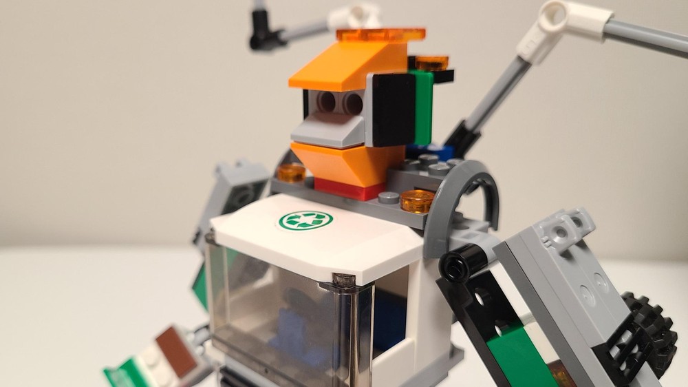 LEGO MOC 60118 Garbage Truck Robot by Nucle | Rebrickable - Build with LEGO