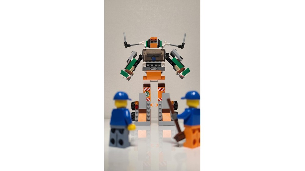 LEGO MOC 60118 Garbage Truck Robot by Nucle | Rebrickable - Build with LEGO