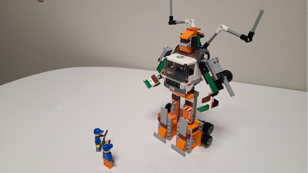 LEGO MOC 60118 Garbage Truck Robot by Nucle | Rebrickable - Build with LEGO