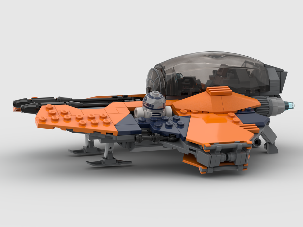 LEGO MOC Eta-2 Actis-Class Interceptor by Nitro37 | Rebrickable - Build ...