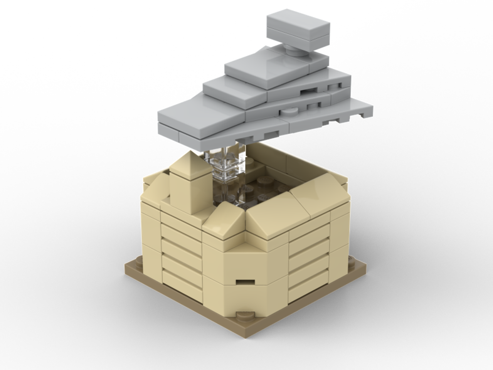 LEGO MOC Empire Over Jedha City, Mini by MrMarg Rebrickable Build with LEGO