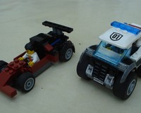 60128 police quad + criminal single-seater