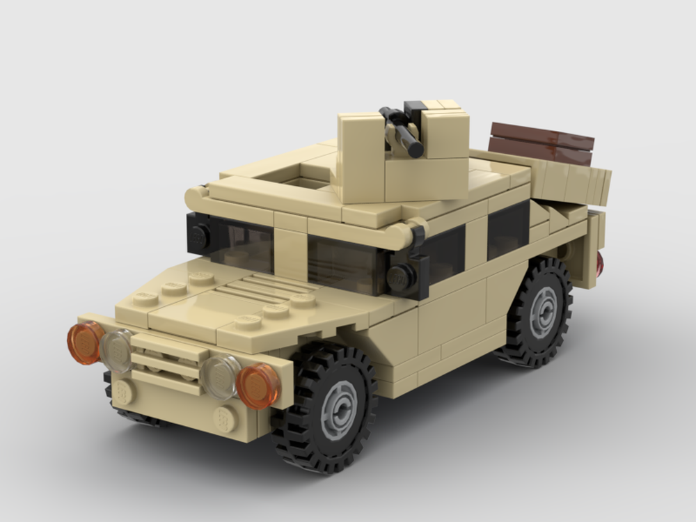 LEGO MOC Humvee modern us army vehicle by the_legotanker | Rebrickable ...