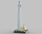 LEGO MOC The Drew Las Vegas at 1/650th Scale by FunnyTacoBunny
