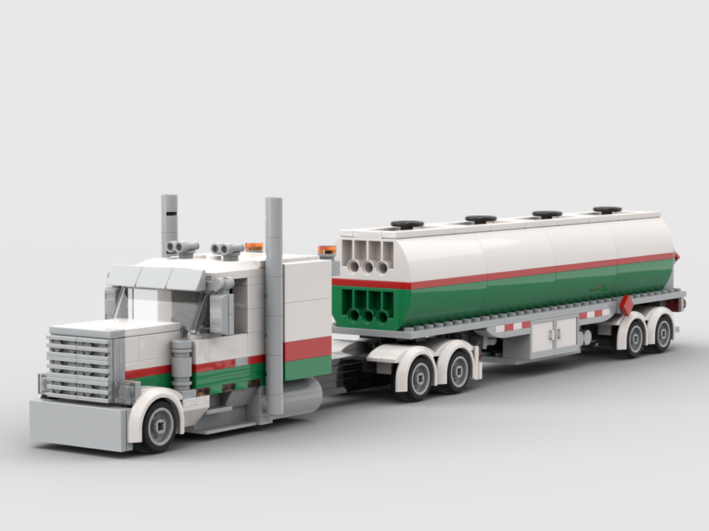 Morgenøvelser effektiv bestikke LEGO MOC Octan Tanker Truck by JIDBrickCreations | Rebrickable - Build with  LEGO