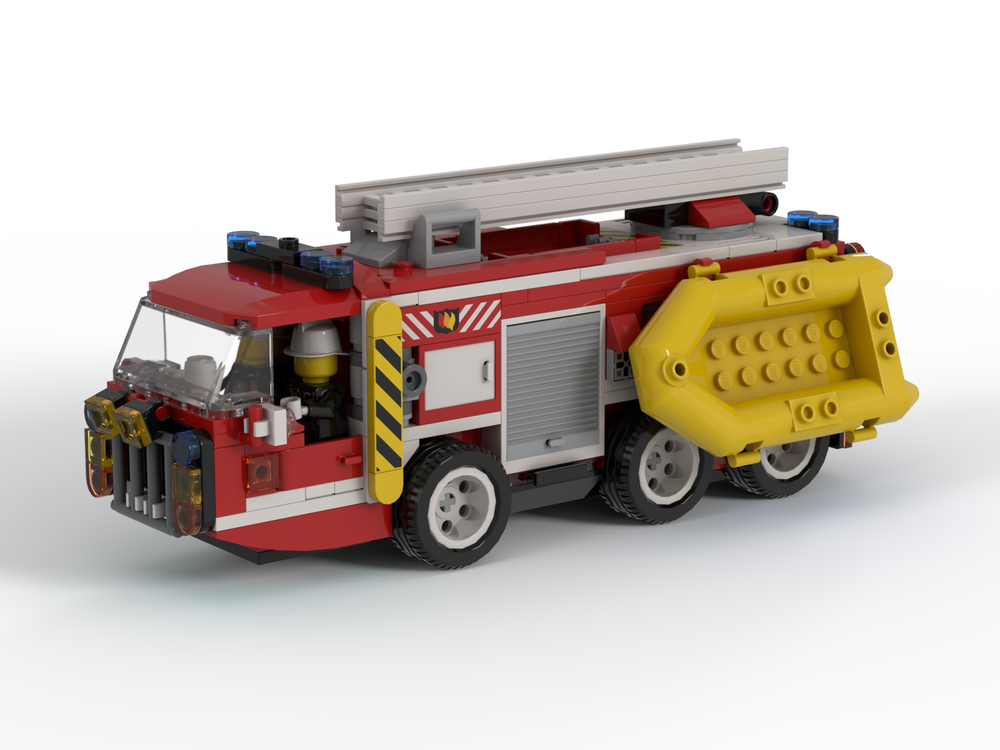 LEGO MOC Upgraded Nostalgia: Fire Rescue Unit by Hedu88 | Rebrickable ...