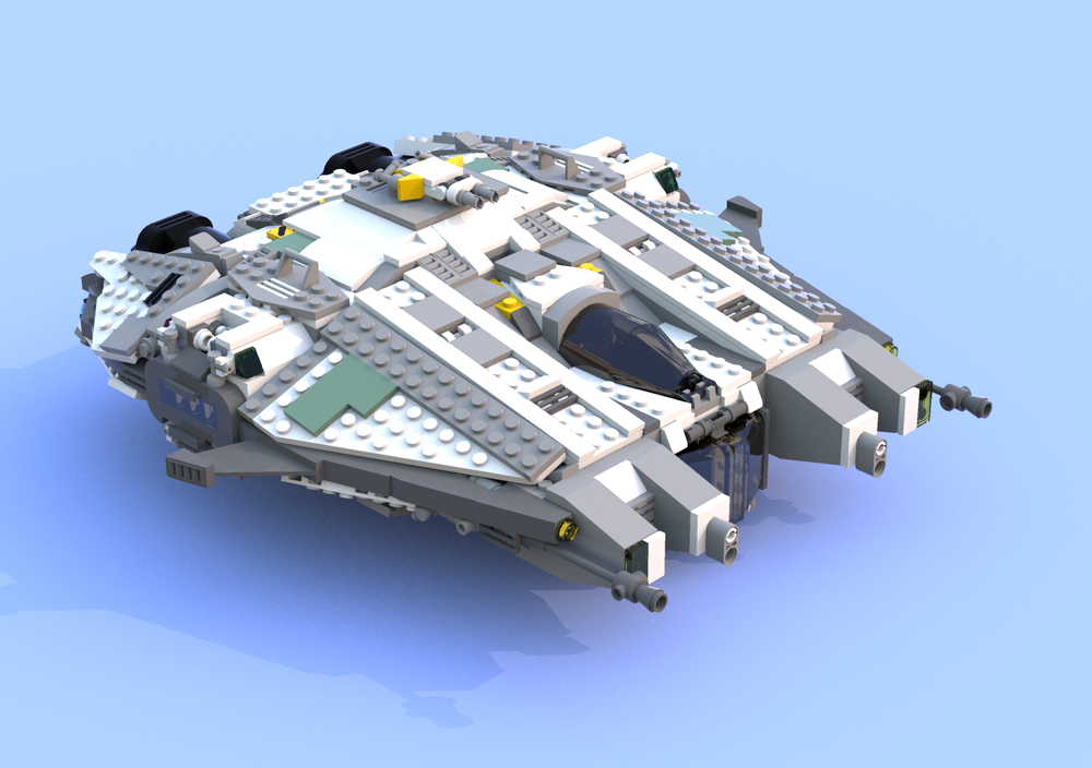 LEGO MOC Foxbat v.E4 Correlian freighter modified by