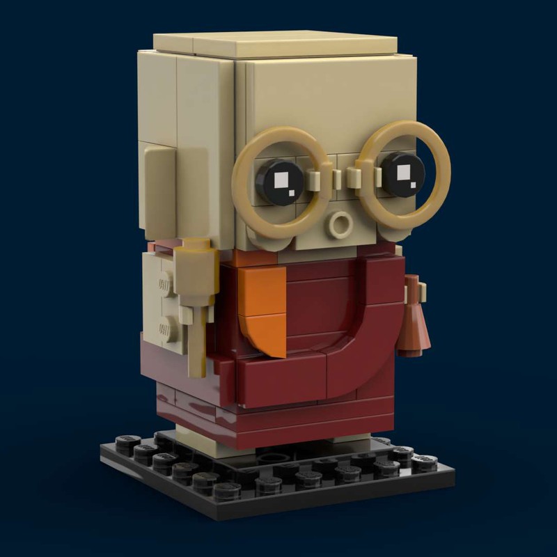 LEGO MOC Dalai Lama Brickheadz by Brickbaba | Rebrickable - Build with LEGO