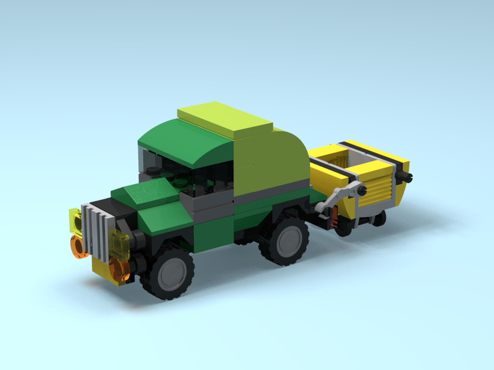 LEGO MOC Garbage Truck by LegoOri | Rebrickable - Build with LEGO