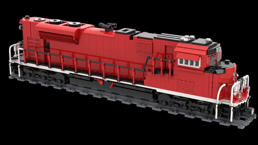 LEGO MOC EMD SD70Ace Canadian Pacific by Barduck | Rebrickable - Build ...