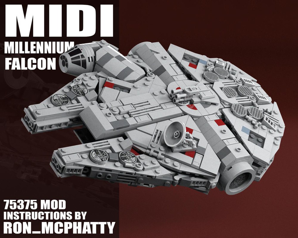 LEGO MOC Midi Millennium-Falcon by ron_mcphatty | Rebrickable - Build ...