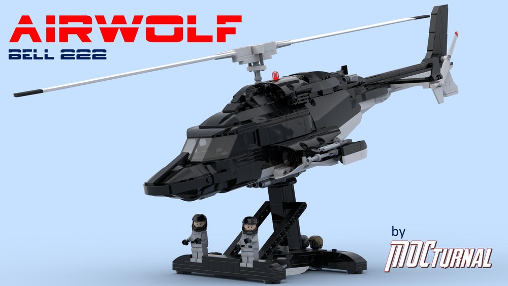 LEGO MOC-149250 MOCturnal AIRWOLF Bell 222 by MOCturnal | Rebrickable ...