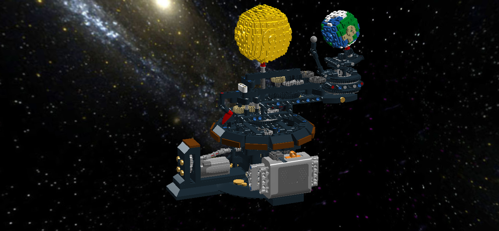 LEGO MOC Orrery with Tilted earth and power mount by Minipel ...