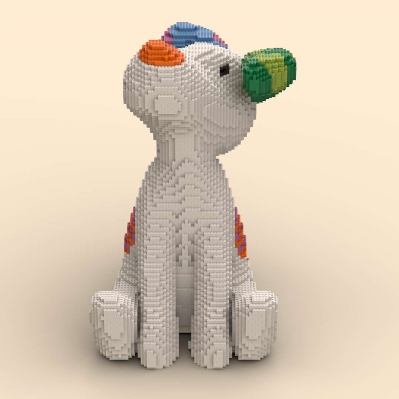 LEGO MOC-149420 The Snowdog by otterbournelego | Rebrickable - Build ...